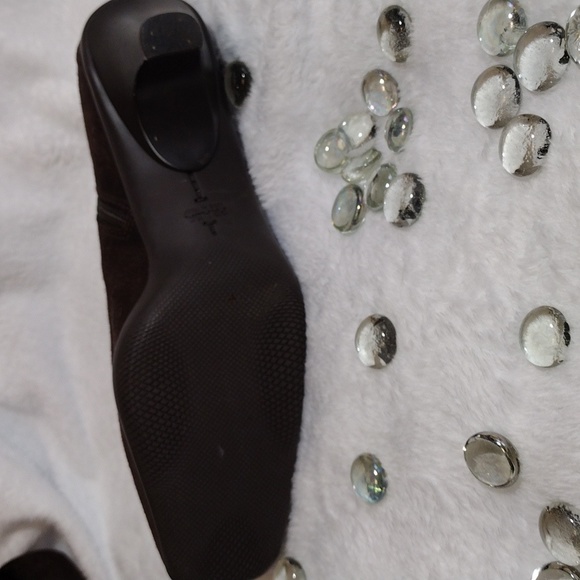 EUC PRADA Brown Suede Ankle  Booties - Picture 7 of 14